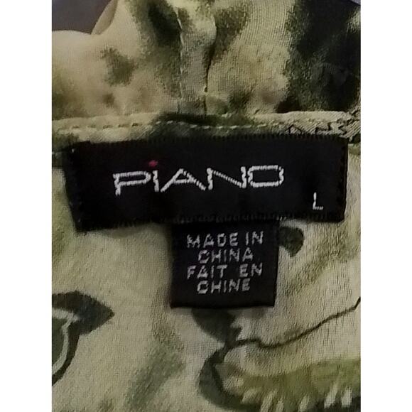 Plano green blouse - Picture 6 of 7